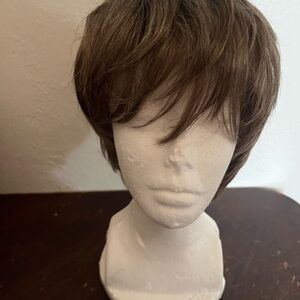 3 pack bundle deal- Short Layered Women's Wig in Medium brown